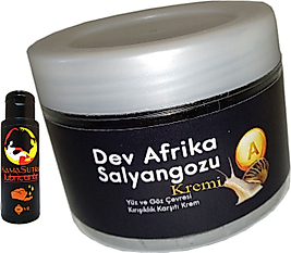 GİANT DEV AFRİKASALYANGOZU YAŞLANMAKARŞITI 100 ML KREM + L.KAMASUTRA BAY BAYAN LUBRİKANTKREM 60ML