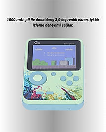 500 Oyun Hafızalı Game Box – Renkli LCD Ekranlı