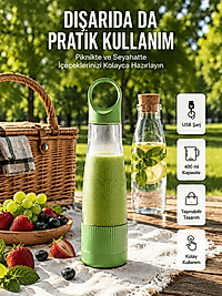 Tek Kişilik İçecekler İçin Hafif ve Taşınabilir Blender