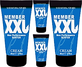 MEMBER XXLCREAM 50 ML 4 ADET ERKEKLERE ÖZEL BOY ÇAP ŞEKİLLENDİRİCİ & KATILAŞTIRICI KREM