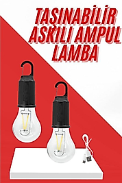 Şarjlı LED Ambians Işık Askılı Kamp Lambası UUCZZZT01LAMBAAAAAA1-1
