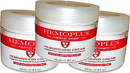 HEMOPLUS KREM 150 ML 3 ADET BİRDEN ASMZF136