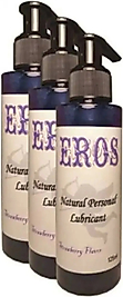STRAWBERRY FLAVOR NATURAL PERSONAL LUBRİCANT 375 ML ÇİLEK AROMALI KAYGANLAŞTIRICI X 3 ADET