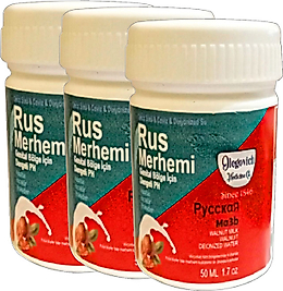 GLEGND TÜYLERE KREM VALNUT MİLK & WALNUT 3 ADET RUSS MERHEMİ 50 ML KADIN ÖZEL YERLER