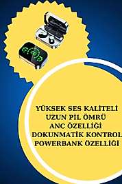 TWS Bluetooth Kulaklık ve Akıllı Saat Uyku Takibi Nabız Ölçer Uzun Pil Ömrü