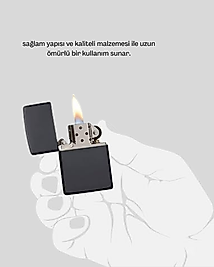 Metal Çakmak Minimal Mat Yüzeyli XUCZZZBENZİNLİZİPPOOOOO-2-1