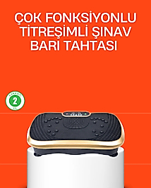 Vücut Şekillendirmeye Yardımcı Titreşimli Spor Platformu