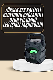 Taşınabilir Ses Bombası USB ve TF Kart Girişli UCZZZKTS1057HOPARLÖRRR2