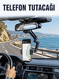 Araç Dikiz Aynası Telefon Tutucu Navigasyon Kullanımına Uygun Telefon Standı