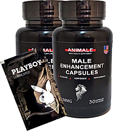 BİG ANİMALE ERKEKLERE 2ADET 30LU ÖZEL BÖLGE ŞEKİLLENDİRME DESTEKLEYİCİ BRK:015 + HEDİY.E PLAYBOY KAYAN JEL