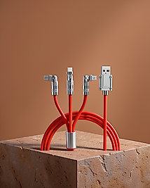 3'ü 1 USB Şarj Kablosu 120W Hızlı Şarj Model: XUCZZZS219ŞARJKABLOSUUUUUU-4