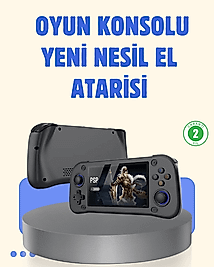 4.3 İnç IPS Ekranlı Taşınabilir Oyun Konsolu 64GB 10000 Oyun
