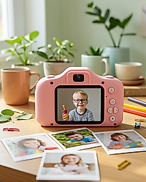 Kompakt Dijital Kamera HD Video ve Fotoğraf Kayıt USB Şarjlı