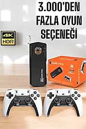 Game Stick Retro 8K ULTRA HD Video Oyun Konsolu Android Tv Özelliği