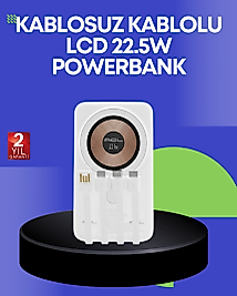 Çoklu Kablo Çıkışlı Taşınabilir Powerbank Kompakt Tasarım