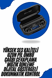 Profesyonel Oyuncu Kulaklığı Siyah Bluetooth 5.2 RGB Işıklandırmalı