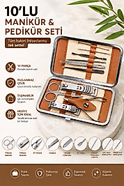 Manikür & Pedikür Seti 10 Parça