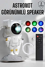 Astronot Görünümlü Projeksiyon Speaker Taşınabilir