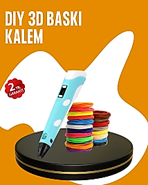 Yaratıcı Çizim ve Modelleme İçin Profesyonel 3D Yazıcı Kalem