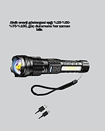 Outdoor ve Acil Durum İçin Güçlü LED El Feneri