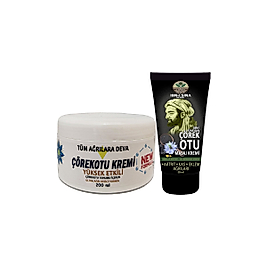 ÇÖREK OTU KREMİ XLWHİTE BÜYÜK 200 ML KREM + İBN-İ SİNA ÇÖREK OTU KREMİ 50 ML