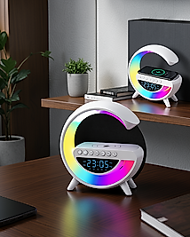 Bluetooth Hoparlör 15W Kablosuz Şarj LED Gece Lambası UCZGOOGLEDİJİTAL2-1