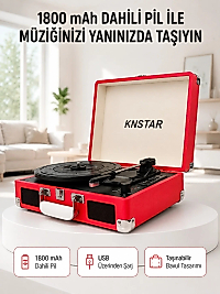 Retro Bavul Pikap Dahili Hoparlörlü AUX USB SD Kart ve Bluetooth Bağlantılı Taşınabilir Tasarım