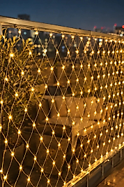 LED File Işık Dekoratif Ağ LED Aydınlatma İç Mekan Balkon Bahçe Süsü Yeni Nesil