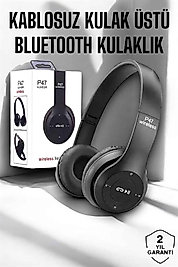 Kulak Üstü TF Kart ve AUX Destekli Ergonomik Bluetooth Kulaklık