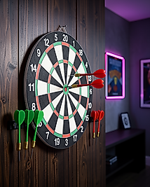 Dart Tahtası 12 İnç Dayanıklı Ahşap Gövde UCZZZ12İNÇDART-4
