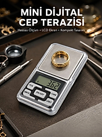 Taşınabilir Dijital Cep Terazisi 5 Ölçüm Birimli Yeni Nesil