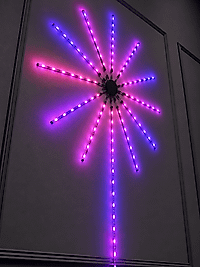 RGB Fireworks LED Duvar Lambası UCZZDP626IŞIK-2