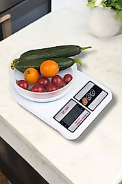 Dijital Mutfak Tartısı 10 kg Kapasiteli Net LCD Ekran UCZHASSASTARTI3
