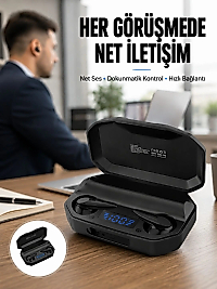 Çağrı Cevaplayabilen Akıllı Saat 5.2 Bluetooth Bağlantılı Kulaklık Yeni Nesil