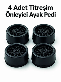 4'lü Set Çamaşır Makinesi Titreşim Önleyici Ped