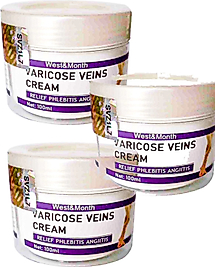 VARİX VARİCOSE VEİNS WEST&MONTH LEGKREMİ 100 ML X 3 ADET