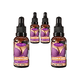 TİMİLK MAXCUVE 4 ADET KADINLARIN GÖĞÜSLERİNE ÖZEL TASARLANMIŞ İRİSIKI GÜNLÜK ŞEKİLLENDİRİCİMASAJ YAĞI 30ML