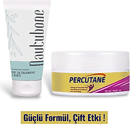 NAUTUBONE BİTKİSEL FORMÜLLÜ AĞRI MASAJ KREMİ 50 ML + PERCUADET KAS VE EKLEM RAHATLATICI 50 ML KREM