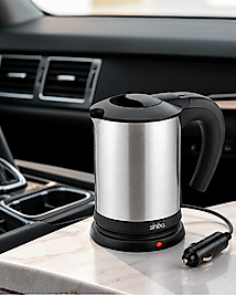 12V Araç Kettle Paslanmaz Çelik 1 L otosuısıtıcı-2