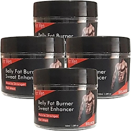 SÜPER EELHOE 4 ADET BELLY FATBURNER SWEAT ENHANCER ERKEKLERE ÖZEL KREMİ 100 ML