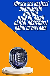 Kulak İçi Bluetooth Kulaklık ANC ENC Özellikli Şarj Göstergeli Kablosuz Kulaklık