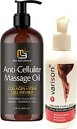 ANTİ-CELLULİTE 240 ML MASSAGE OİL MASAJ YAĞI + VARİSON 120 ML SON