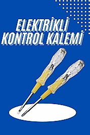 Çift Uçlu Elektrik Test Kalemi UUCZZZJF508KONTROLKALEMİİİİİİ3