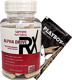 PLAYBOY JEL + ALPHA DRİVE SOFT JEL FORMUNDA ÖZEL DESTEKLEYİCİ TAKVİYE 60'LI