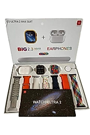 9 Ultra Akıllı Saat 49mm 2inç Ekran 7 Kordonlu ve Bluetooth Kulaklık