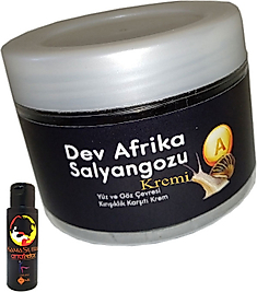GİANT DEV AFRİKASALYANGOZU YAŞLANMAKARŞITI KREM 100ML + L.KAMASUTRA BAY BAYAN ANALRAHATLATICI CREM