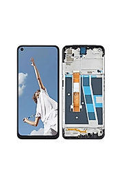 Oppo A52 - A72 Ekran Dokunmatik Çıtalı SRV (Siyah)