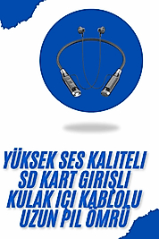 Bluetooth Kulaklık 120 Saat Kullanım Süresi Boyun Askılı Bluetooth Kablosuz Kulaklık