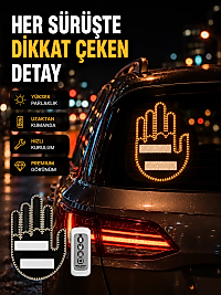 Uzaktan Kumandalı LED El Park Uyarı Cihazı Suya Dayanıklı Enerji Tasarruflu