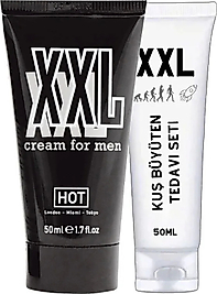 HOTXXL CREAM MEN HARDENER D.LAY ENLRGR 50 ML + KUŞBÜYÜT ERKEKLERE ÖZEL KREMİ